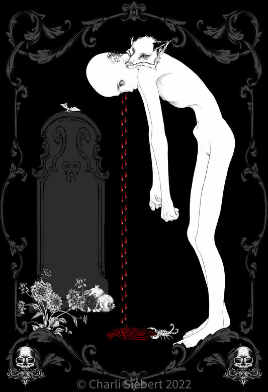 Mourning limited edition art print