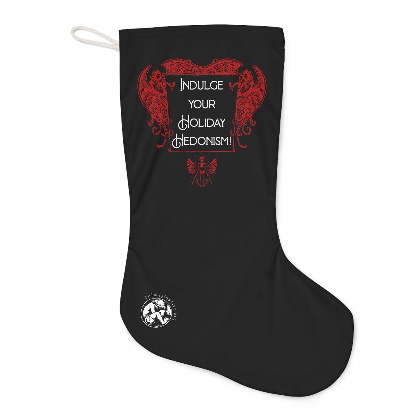 Cherub Santa Stocking