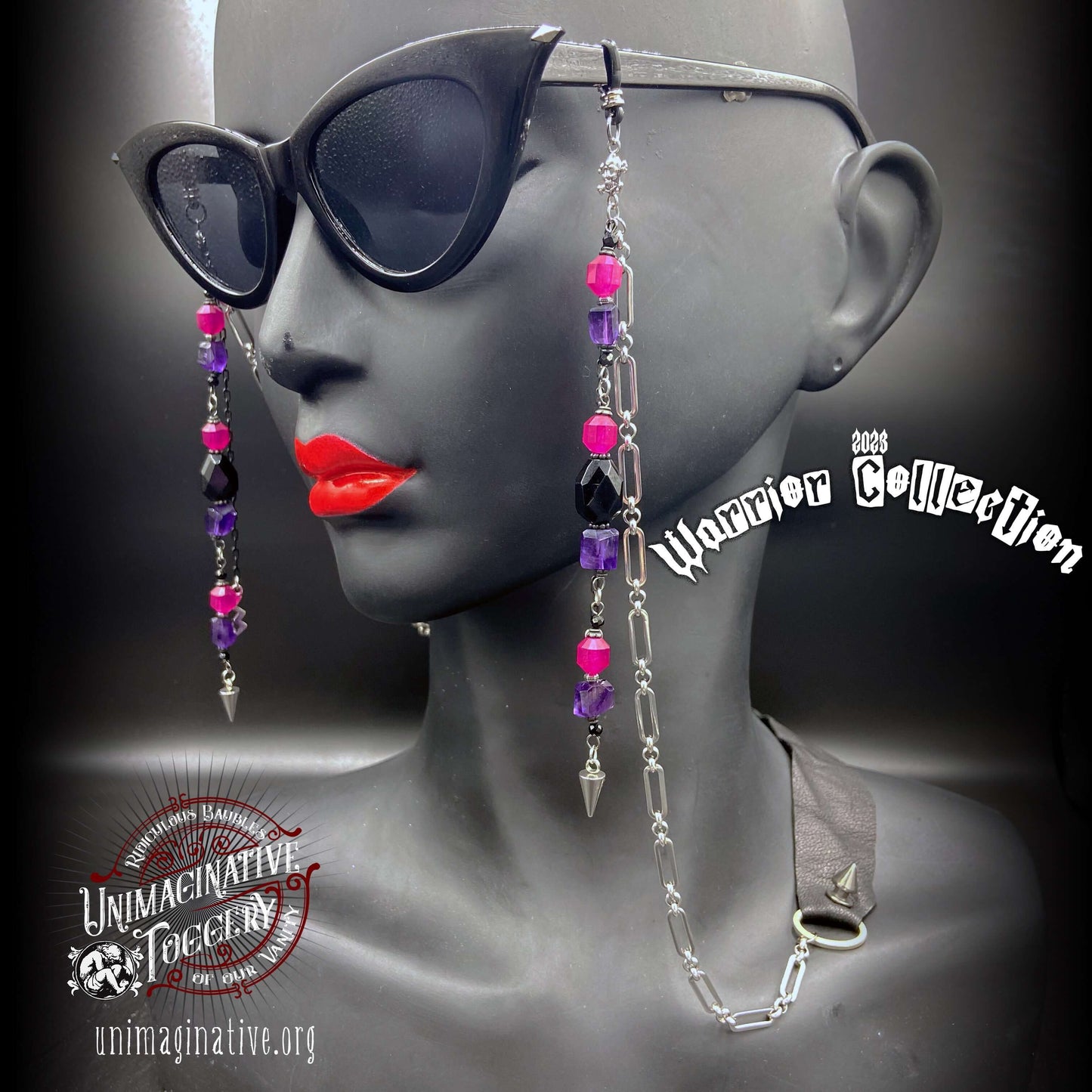 Punky In Pink eyeglass chain