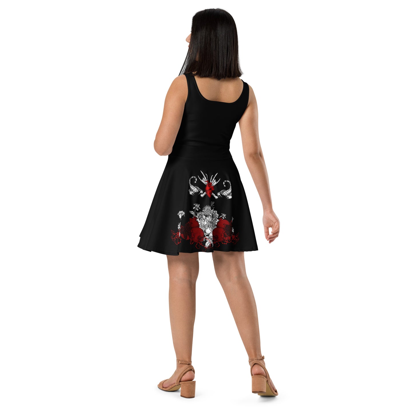 WRETCHED GIRL Skater Dress