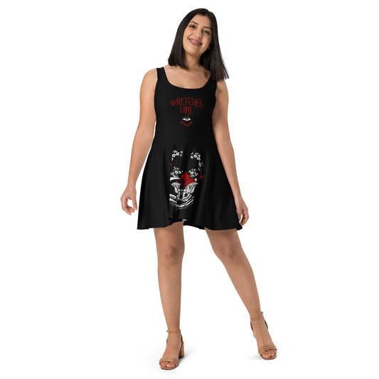 WRETCHED GIRL Skater Dress