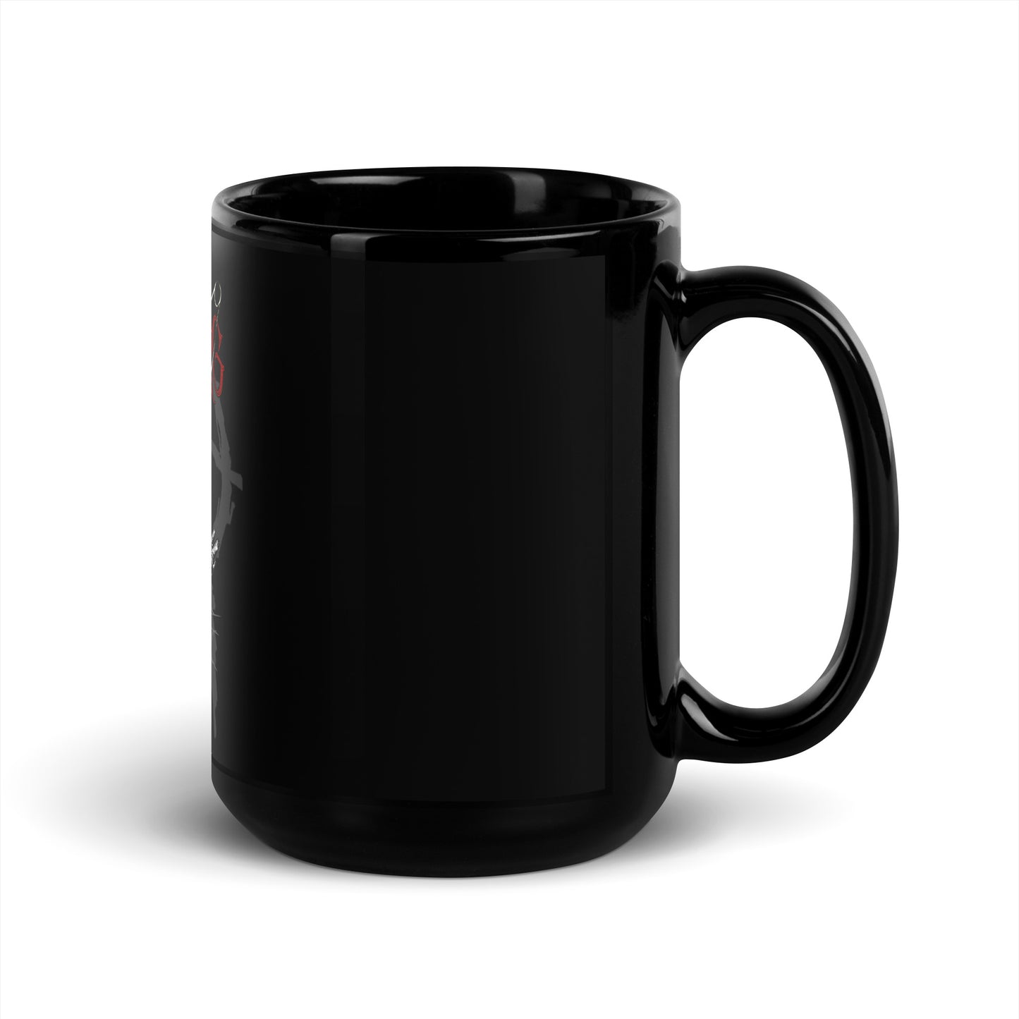 RATBAG Black Glossy Mug