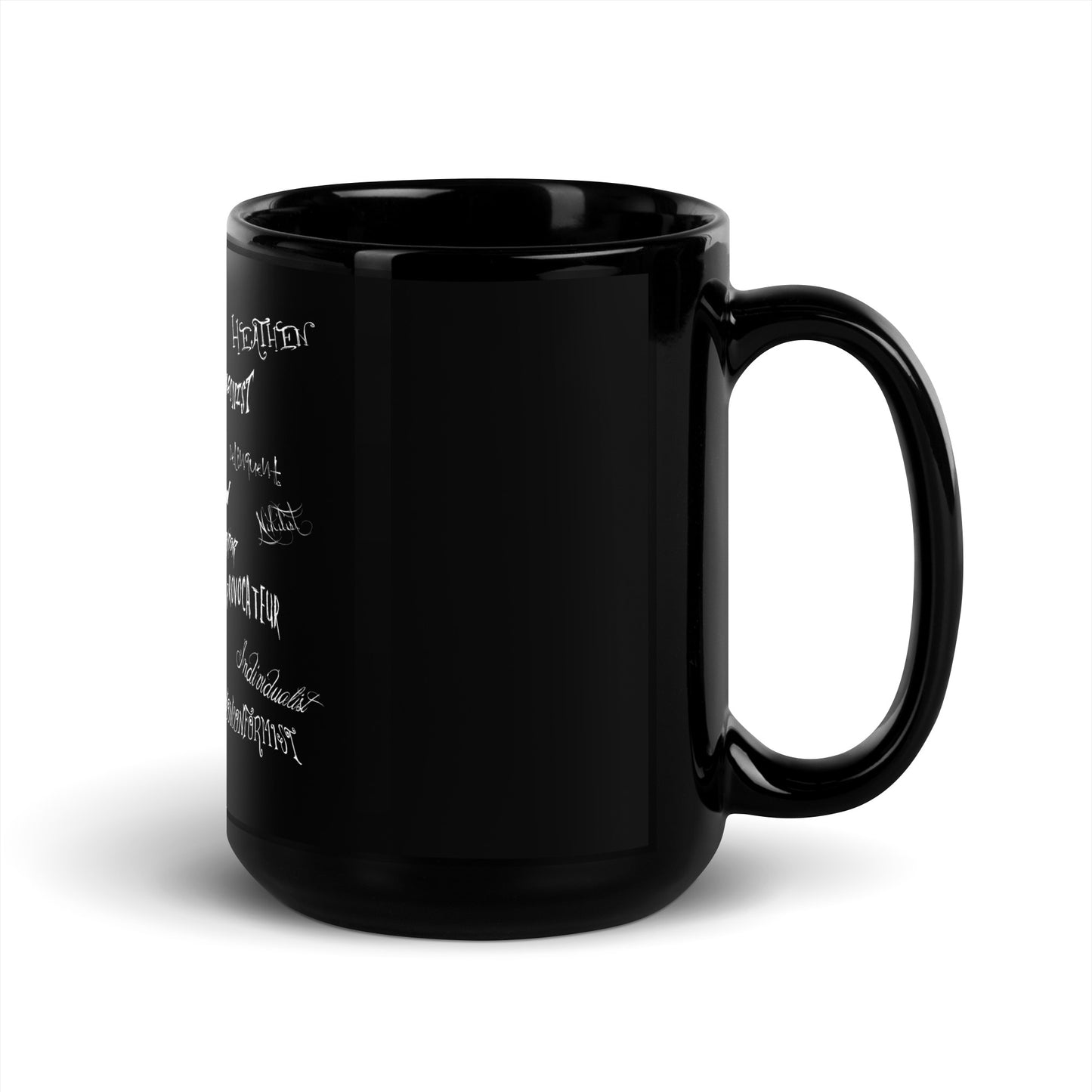 GARBAGE PEOPLE Black Glossy Mug