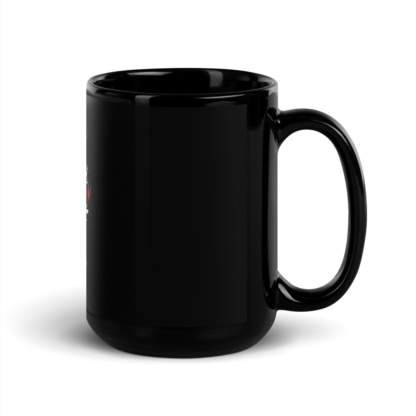 WRETCHED GIRL Black Glossy Mug