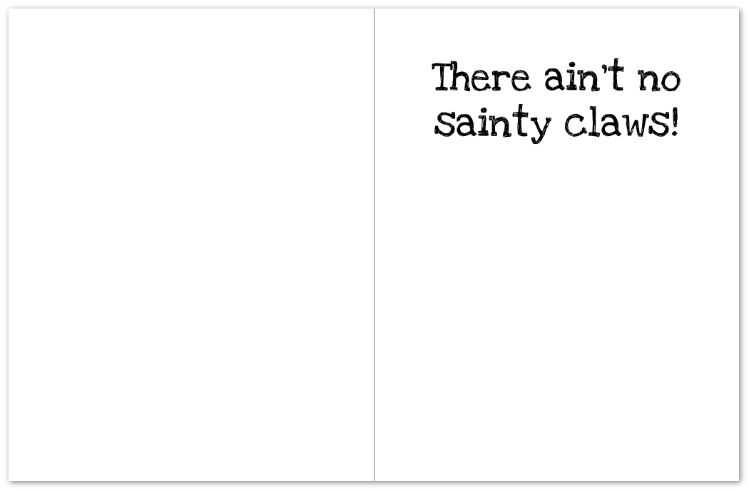 MERRY AND MALADJUSTED Christmas Cards Pack of 10 Greeting Cards (US & CA)