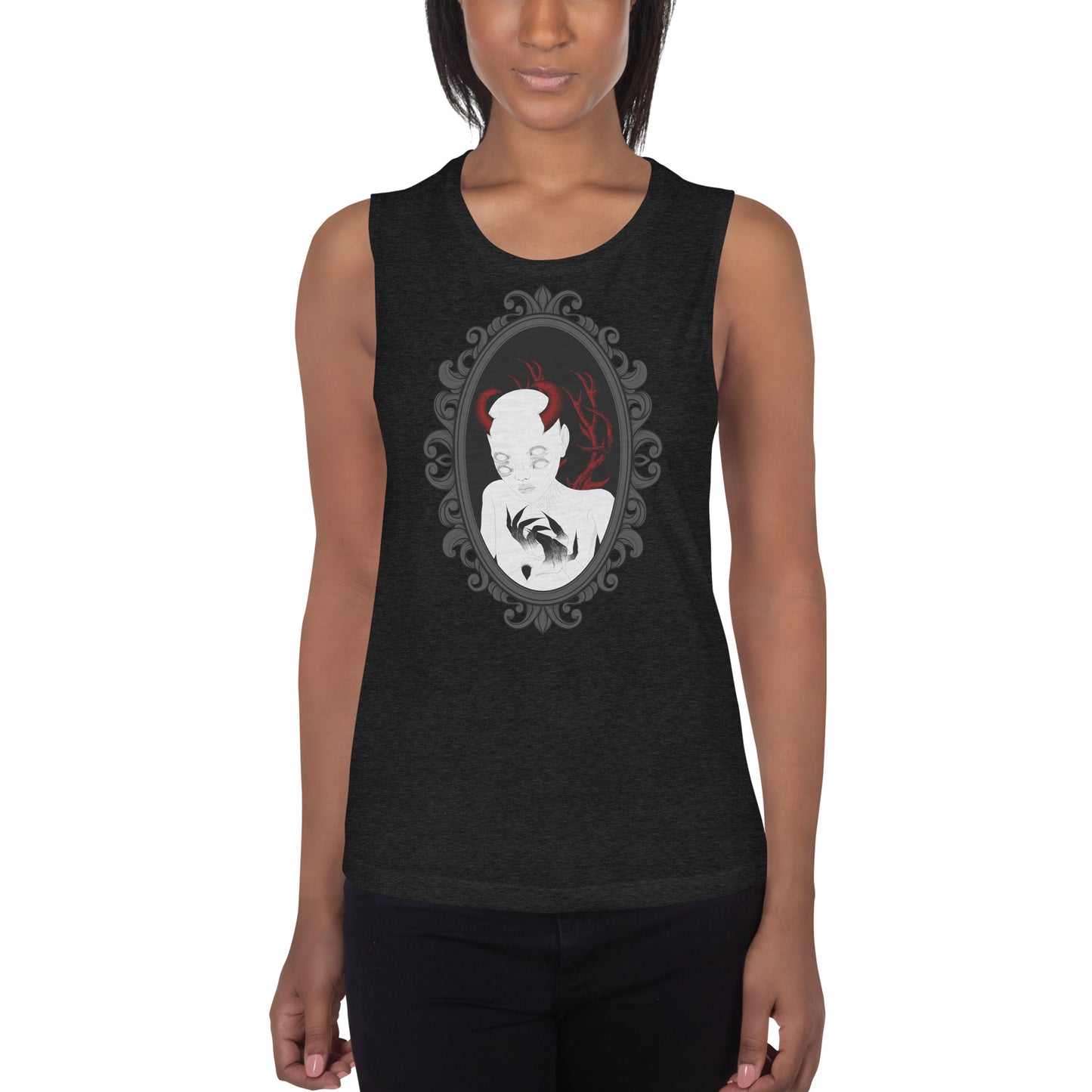 SADNESS Ladies’ Muscle Tank