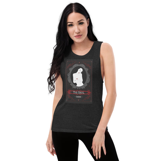 DEVIL TAROT Ladies’ Muscle Tank