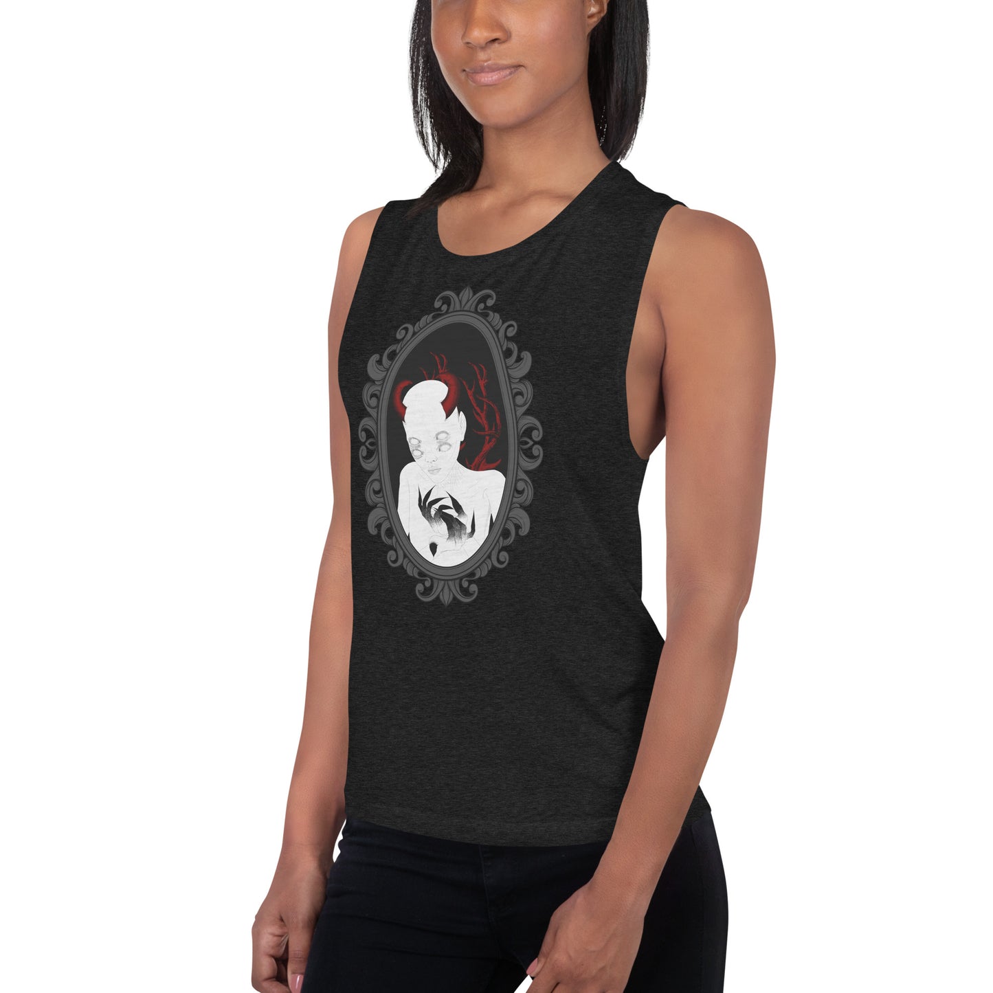 SADNESS Ladies’ Muscle Tank