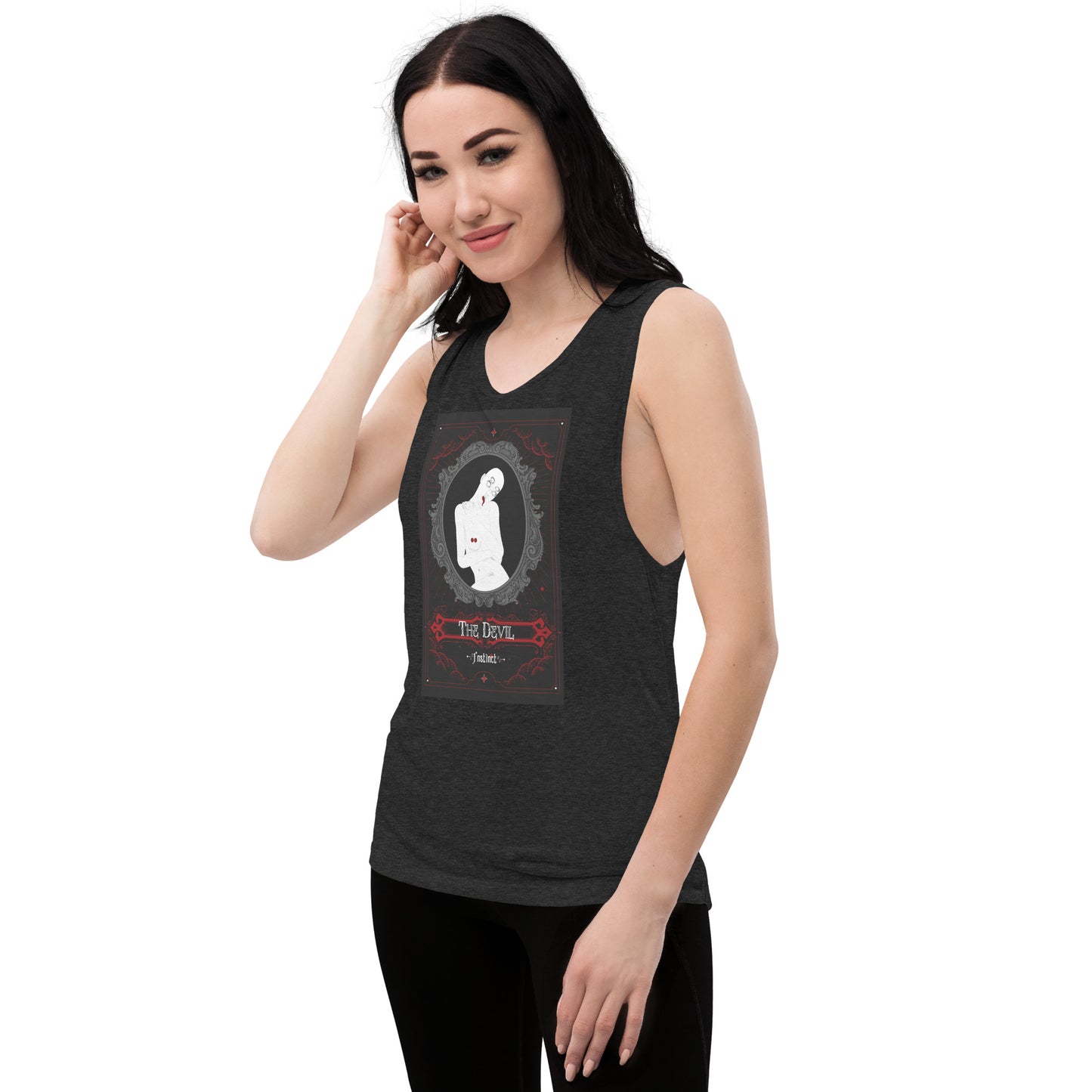 DEVIL TAROT Ladies’ Muscle Tank