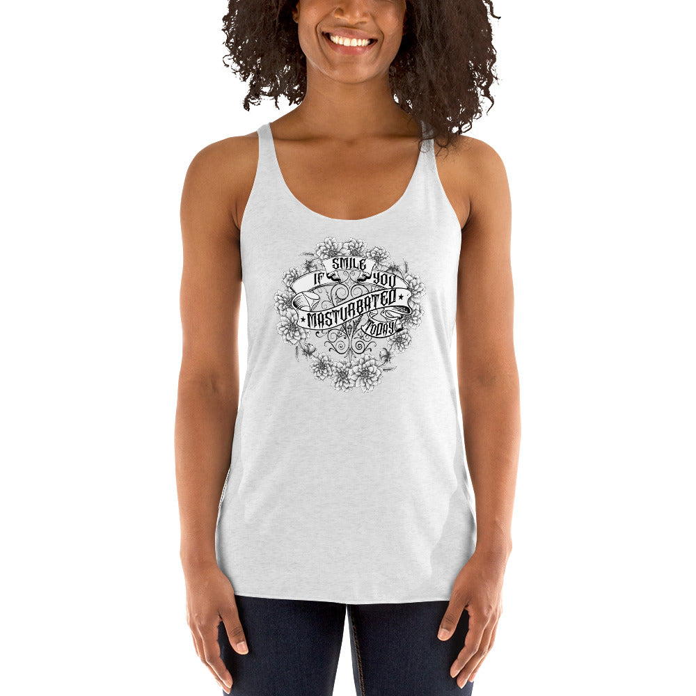 SMILE IF YOU Women's Racerback Tank