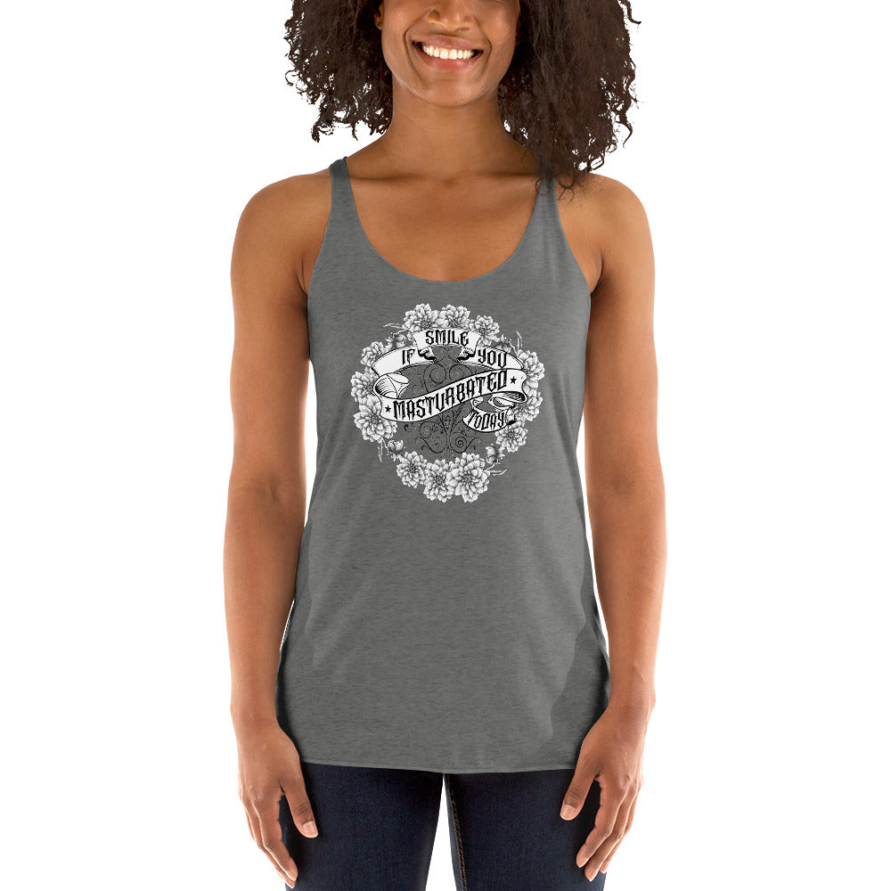 SMILE IF YOU Women's Racerback Tank