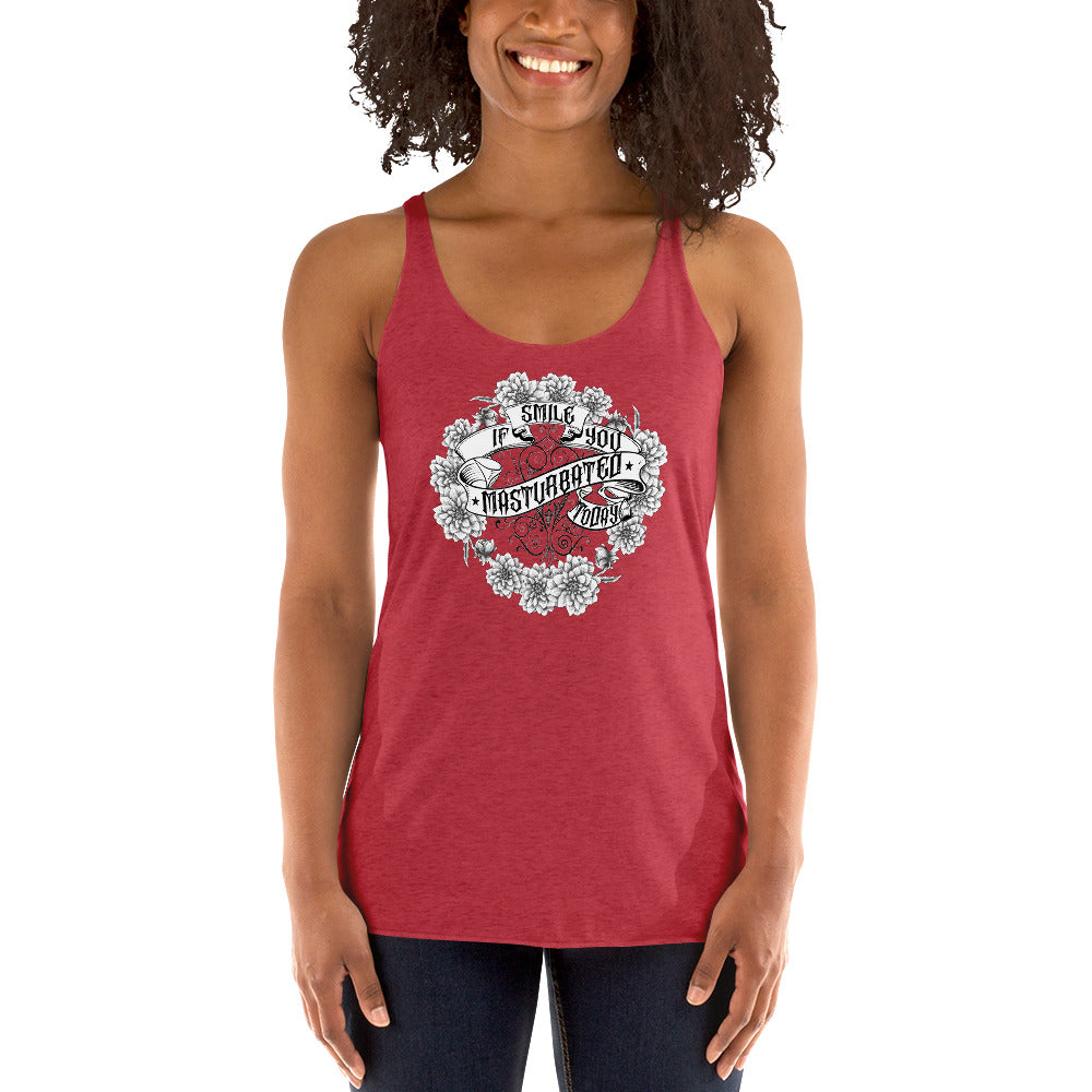 SMILE IF YOU Women's Racerback Tank