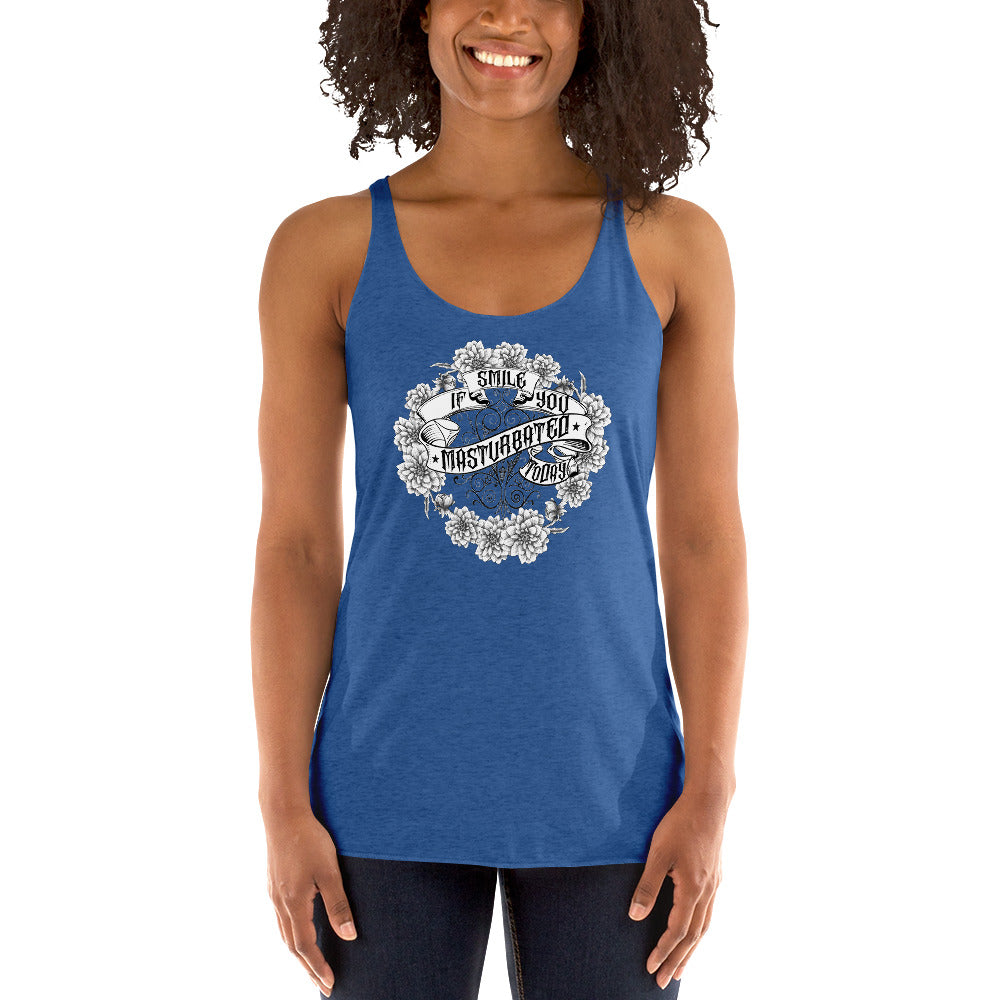 SMILE IF YOU Women's Racerback Tank