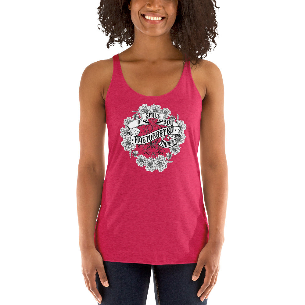 SMILE IF YOU Women's Racerback Tank